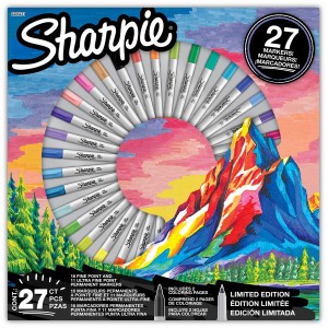 Sharpie Top smalko un īpaši smalko permanento marķieru komplekts 27 gab. - 2205231