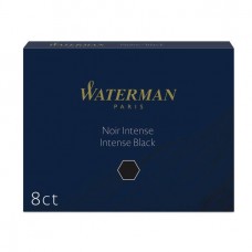 Waterman Standard Black tintes kasetnes - S0110850