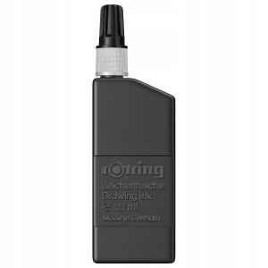 Rotring Rapidograph zīmēšanas tuša 23ml melna - S0194660 Rotring Rapidograph zīmēšanas tuša 23ml melna - S0194660