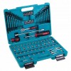 Makita 91 instrumentu komplekts, atslēgas, uzgriežņi, uzgaļi, uzgriežņu galviņas P-46470