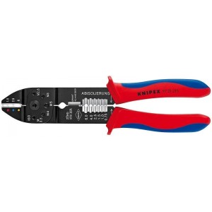 KNIPEX krimpēšanas knaibles 230mm 9721215 KNIPEX krimpēšanas knaibles 230mm 9721215