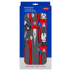 Knaiblīšu komplekts ar putuplasta ieliktni 4 daļas Knipex 002001V15