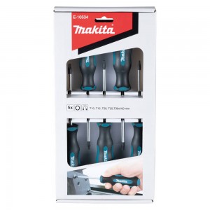 Skrūvgriežu komplekts 2 gab. SL + 2 gab. PH + 2gab. PZ Makita E-10528