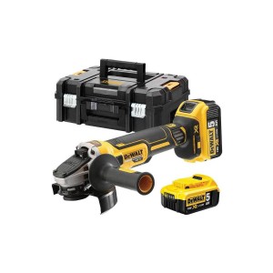 Akumulatora leņķa slīpmašīna 125 mm 18V 2x5,0Ah DeWalt Akumulatora leņķa slīpmašīna 125 mm 18V 2x5,0Ah DeWalt