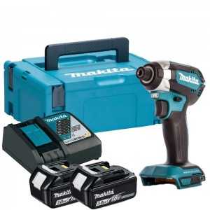 Makita DTD153RFJ 1/4 18V 2x3Ah akumulatora triecienurbjmašīna