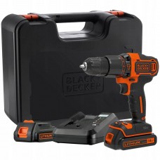 Black+Decker 18V Li-Ion 2x2.0Ah BDCHD18K1B2-QW akumulatora āmurs urbjmašīna/durbis ar āmuru