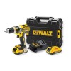 18V XR 2x2Ah 13 mm DeWalt bezsuku urbjmašīna ar triecienu 18V XR 2x2Ah