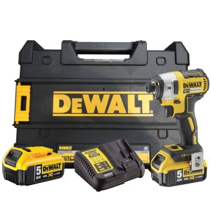 DeWalt DCF887P2-QW 1/4 18V 2x5,0Ah bezass trieciena triecienurbjmašīna DeWalt DCF887P2-QW 1/4 18V 2x5,0Ah bezass trieciena triecienurbjmašīna
