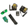 Zaļā krusta līnijas lāzers 12V XR 3x360 1x2Ah DeWalt Zaļā krusta līnijas lāzers 12V XR 3x360 1x2Ah DeWalt