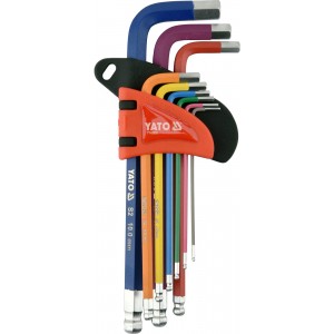 Uzmavas atslēgu komplekts 1.5-10mm 9gab Yato YT-05632