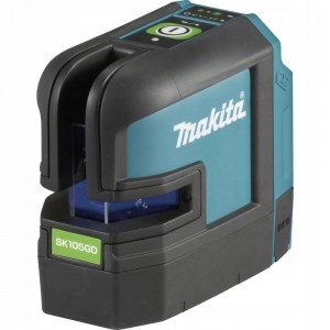Makita SK105GDZ šķērseniskais lāzers (zaļš staru kūlis)