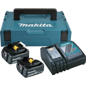 Makita 197624-2 barošanas komplekts (2 x 5,0Ah BL1850B akumulators + DC18RC lādētājs) Makpac veikalā Makita 197624-2 barošanas komplekts (2 x 5,0Ah BL1850B akumulators + DC18RC lādētājs) Makpac veikalā