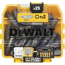 Uzgaļu komplekts skrūvgriezim 25gab. Pz2 25mm DeWalt DT71521-QZ