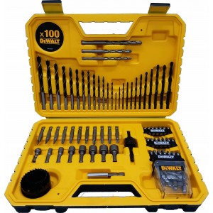 DeWalt 100 detaļu urbju un uzgaļu komplekts DT71563-QZ