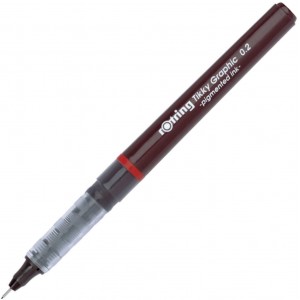 Pildspalva zīmēšanai / rasēšanai Rotring Tikky Graphic 0,2 mm - 1904752