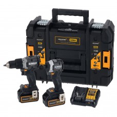 DCF85M + DCD85M 18V + 2x5Ah DeWalt x McLaren DCK200MP2T-QW instrumentu komplekts DCF85M + DCD85M 18V + 2x5Ah DeWalt x McLaren DCK200MP2T-QW instrumentu komplekts
