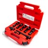Triecienviļņu īsais triecienšauruļu komplekts ar piederumiem 1/2, 10 - 24 mm (13 gab.) Milwaukee 4932480456